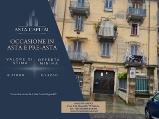 Bilocale in Vendita a Torino, 23'250€, 38 m²