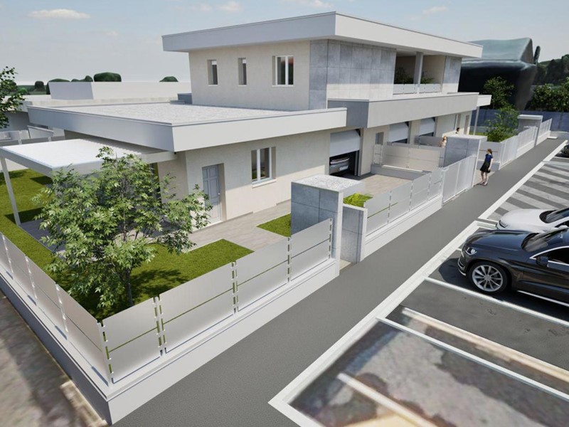 Villa bifamiliare in Vendita a Castrezzato, 335'000€, 130 m²