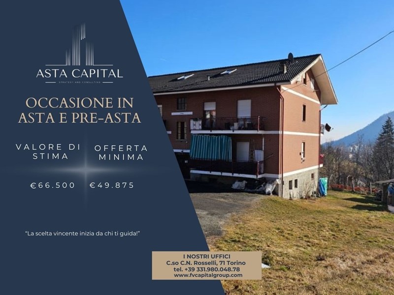 Quadrilocale in Vendita a Lanzo Torinese, 49'875€, 42 m²
