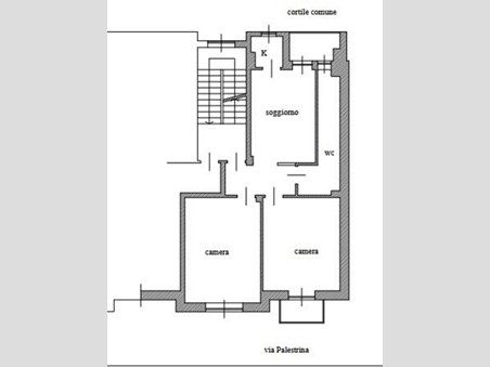 Quadrilocale in Vendita a Torino, 43'500€, 74 m²