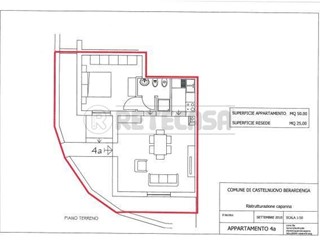 Bilocale in Vendita a Castelnuovo Berardenga, zona San Piero in Barca, 140'000€, 50 m²
