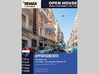 Quadrilocale in Vendita a Catania, 170'000&euro;, 130 m²