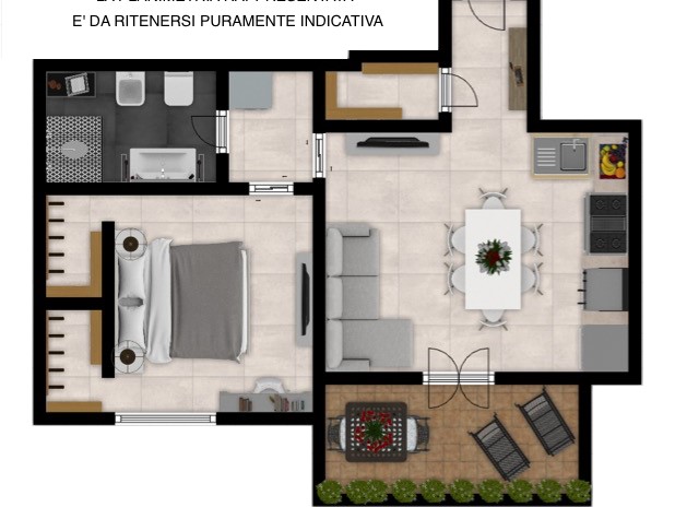 Bilocale in Vendita a Milano, 308'000€, 65 m², arredato