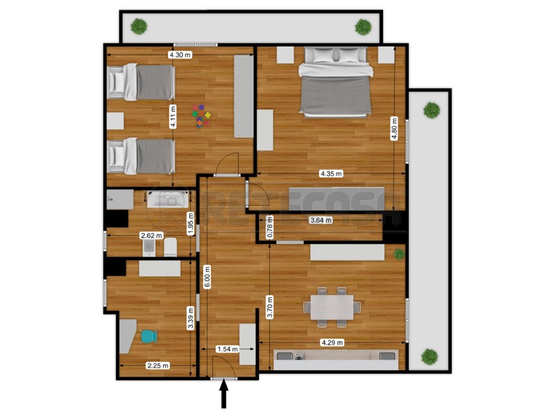 Trilocale in Vendita a Bisceglie, zona Centro, 155'000€, 90 m²