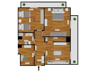 Trilocale in Vendita a Bisceglie, zona Centro, 155'000€, 90 m²