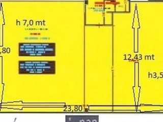 Capannone in Affitto a Cascina, 1'900€, 320 m²