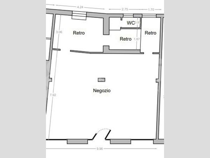 Negozio in Affitto a Sasso Marconi, 2'200€, 120 m²