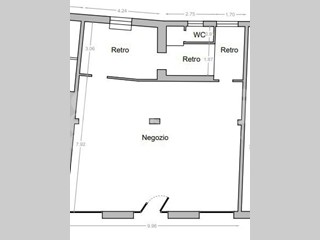 Negozio in Affitto a Sasso Marconi, 2'200€, 120 m²