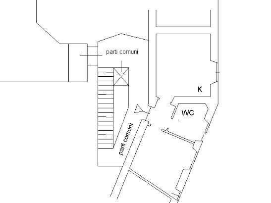 Trilocale in Vendita a Milano, 66'000€, 47 m²