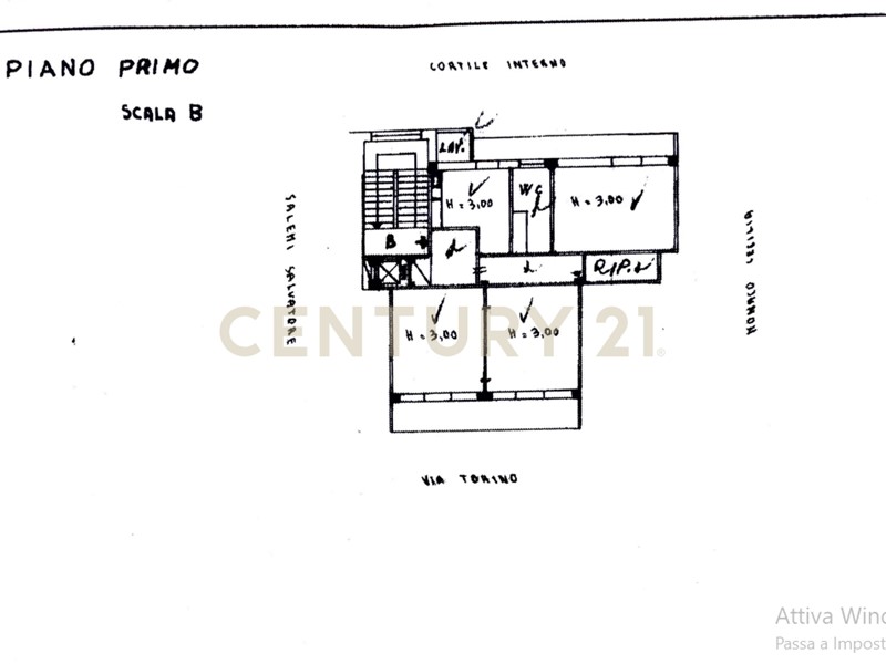 Quadrilocale in Vendita a Catania, 135'000&euro;, 101 m²