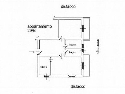 Appartamento in Vendita a Genova, 22'560€, 73 m²