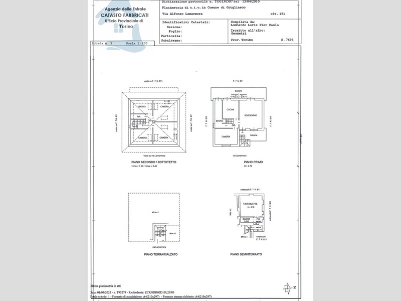 Appartamento in Vendita a Grugliasco, 359'000&euro;, 176 m²