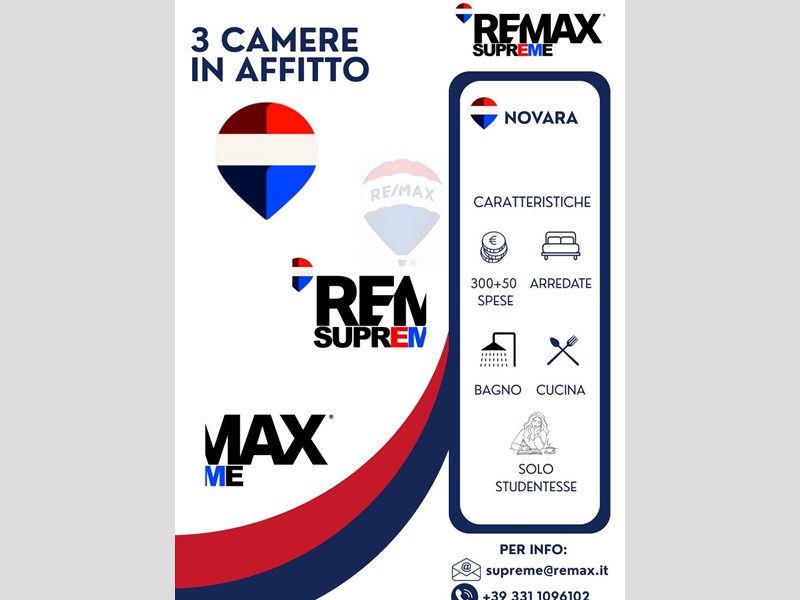 Stanza in Affitto a Novara, 300€, 100 m²