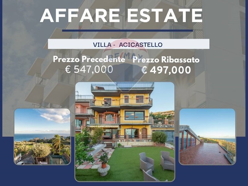 Villetta a schiera in Vendita a Aci Castello, 497'000€, 375 m²