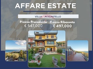 Villetta a schiera in Vendita a Aci Castello, 497'000€, 375 m²
