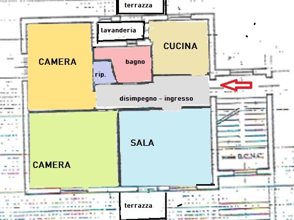 Trilocale in Vendita a Sovicille, zona Sovicille, 190'000€, 115 m²