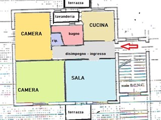 Trilocale in Vendita a Sovicille, zona Sovicille, 190'000€, 115 m²