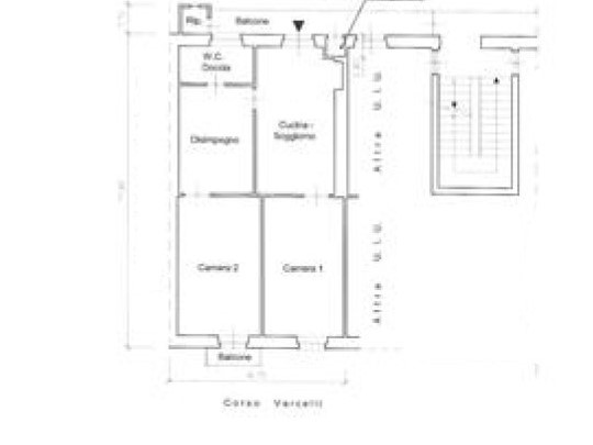 Appartamento in Vendita a Torino, 47'400€, 87 m²