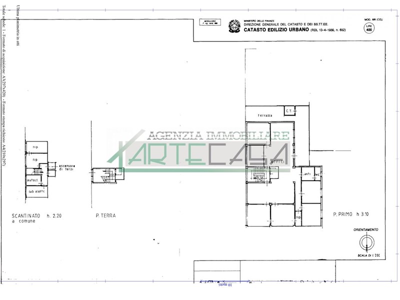 Ufficio in Affitto a Cascina, 2'500€, 230 m²