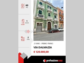Bilocale in Vendita a Bari, 120'000€, 60 m²