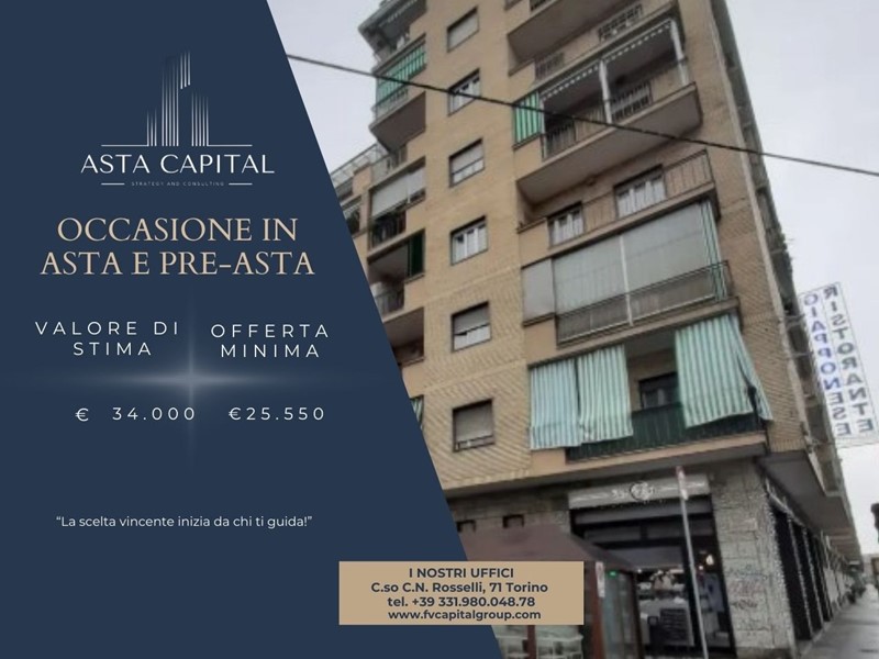 Trilocale in Vendita a Torino, 25'500€, 40 m²