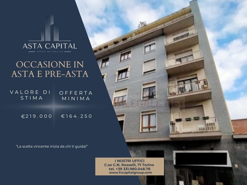 Appartamento in Vendita a Torino, 164'250€, 120 m²