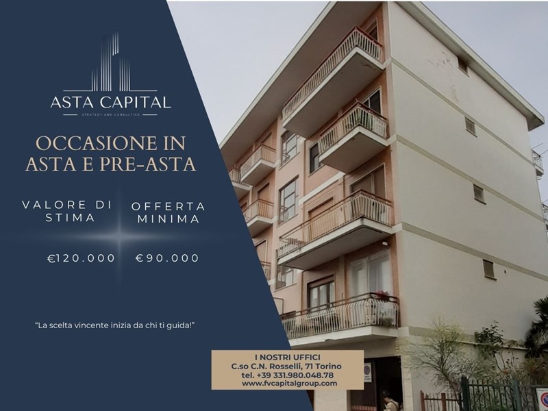 Appartamento in Vendita a Caselle Torinese, 90'000€, 110 m²