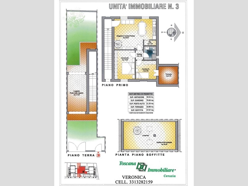 Quadrilocale in Vendita a Casciana Terme Lari, zona Perignano, 215'000€, 102 m²