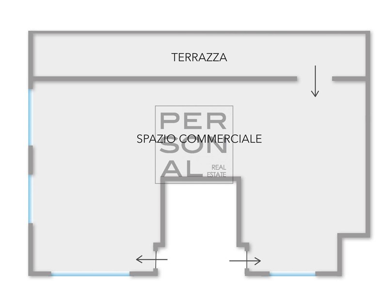 Ufficio in Affitto a Vallelaghi, 2'500€, 250 m²