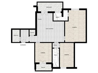 Appartamento in Vendita a Genova, 225'000€, 100 m²