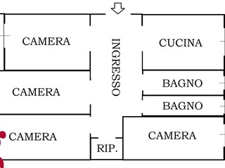 Appartamento in Affitto a Torino, 1'200€, 120 m², arredato