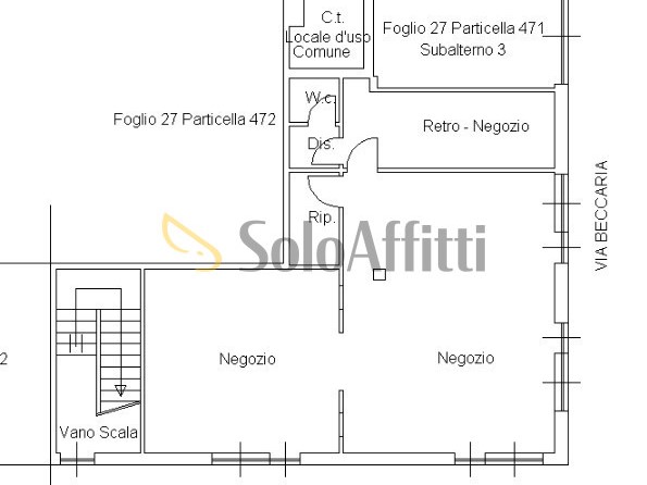 Capannone in Affitto a None, 1'000€, 75 m²