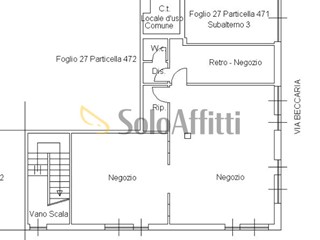 Capannone in Affitto a None, 1'000€, 75 m²