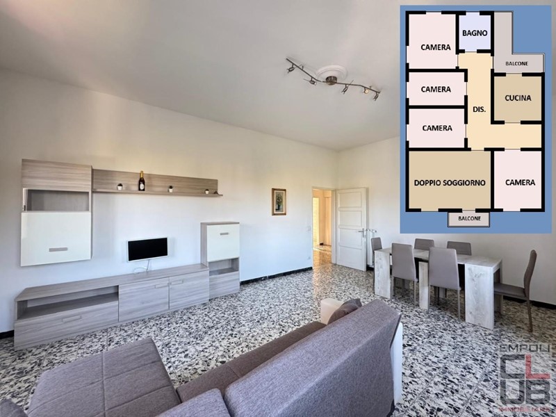 Appartamento in Vendita a Empoli, 220'000€, 135 m²