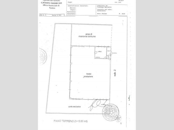 Capannone in Vendita a Bruino, 185'000€, 400 m²