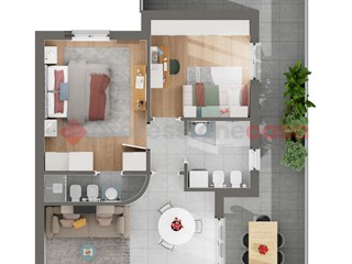 Trilocale in Vendita a Frosinone, 180'000€, 65 m²