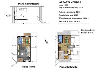 Trilocale in Vendita a Montespertoli, 96'000€, 100 m², con Box