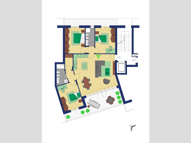 Quadrilocale in Vendita a Settimo Milanese, 476'000€, 140 m²