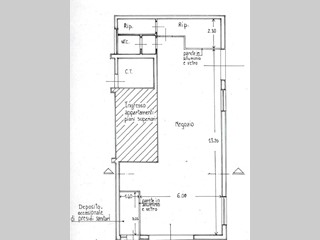 Immobile commerciale in Affitto a Santa Croce sull'Arno, 800€, 100 m²