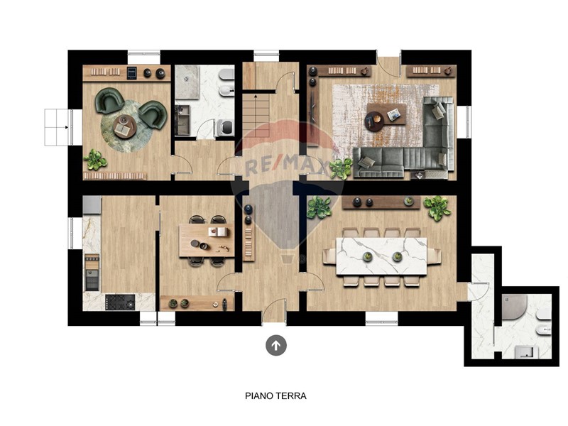 Villa in Vendita a Massarosa, 295'000€, 303 m²