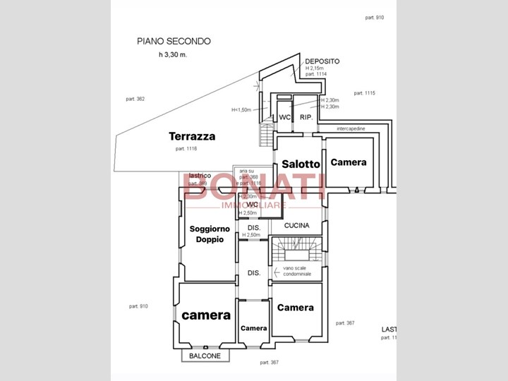 Appartamento in Vendita a La Spezia, zona Centro, 850'000€, 223 m²
