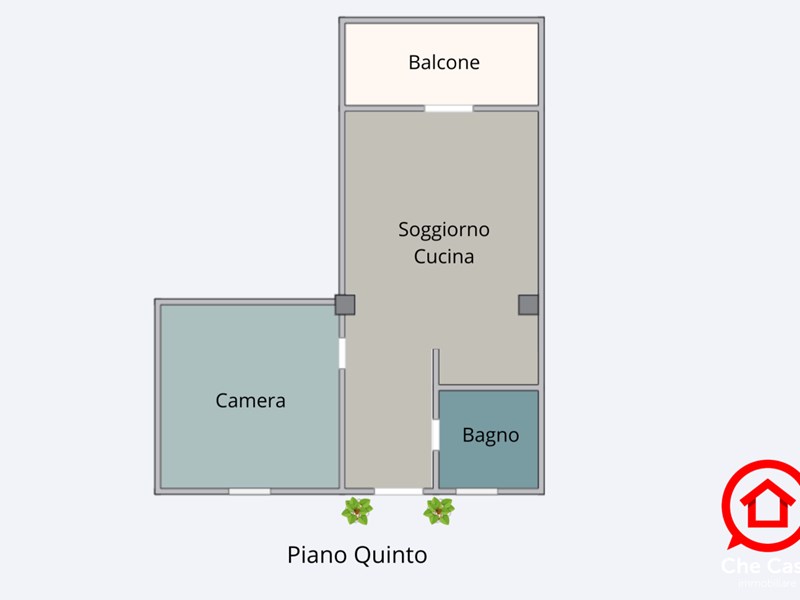 Bilocale in Vendita a Cesenatico, zona Zadina, 135'000&euro;, 52 m², arredato