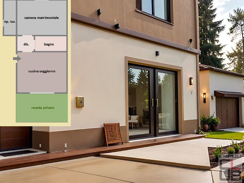 Bilocale in Vendita a Empoli, zona Santa Maria a Ripa, 152'000€, 50 m²