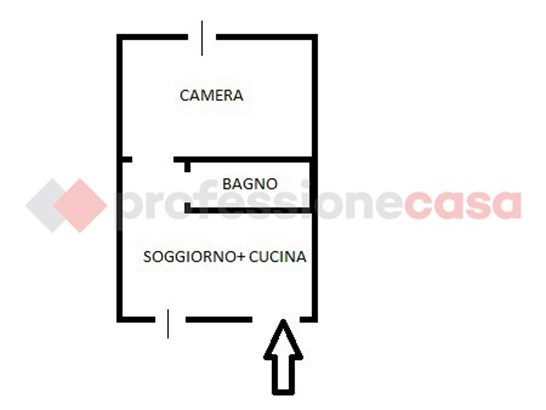 Bilocale in Vendita a Sesto San Giovanni, 120'000€, 47 m²