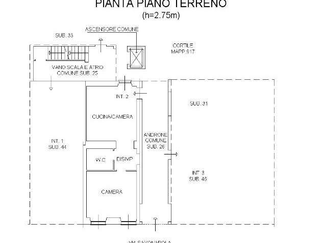 Trilocale in Vendita a Alessandria, 28'200€, 57 m²