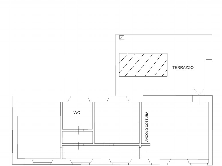 Trilocale in Vendita a Lucca, 285'000€, 65 m², arredato