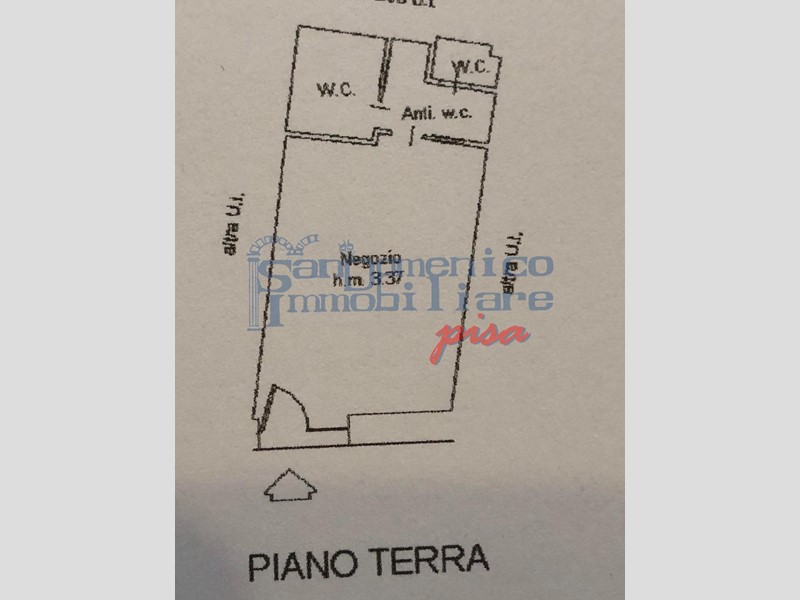 Immobile commerciale in Affitto a Pisa, 850€, 50 m²