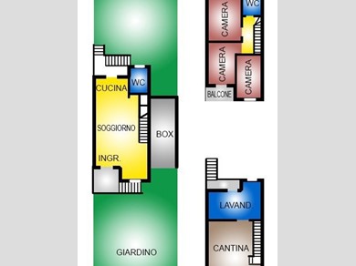 Villa in Vendita a Robecco sul Naviglio, 339'000€, 180 m²