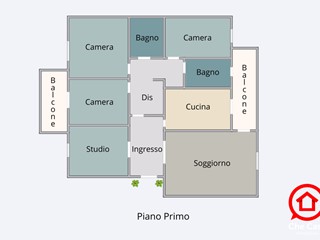 Appartamento in Vendita a Cesena, zona Fiorita, 239'000€, 178 m², arredato, con Box