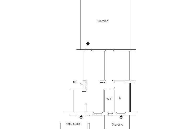 Appartamento in Vendita a Genova, 87'150€, 77 m²